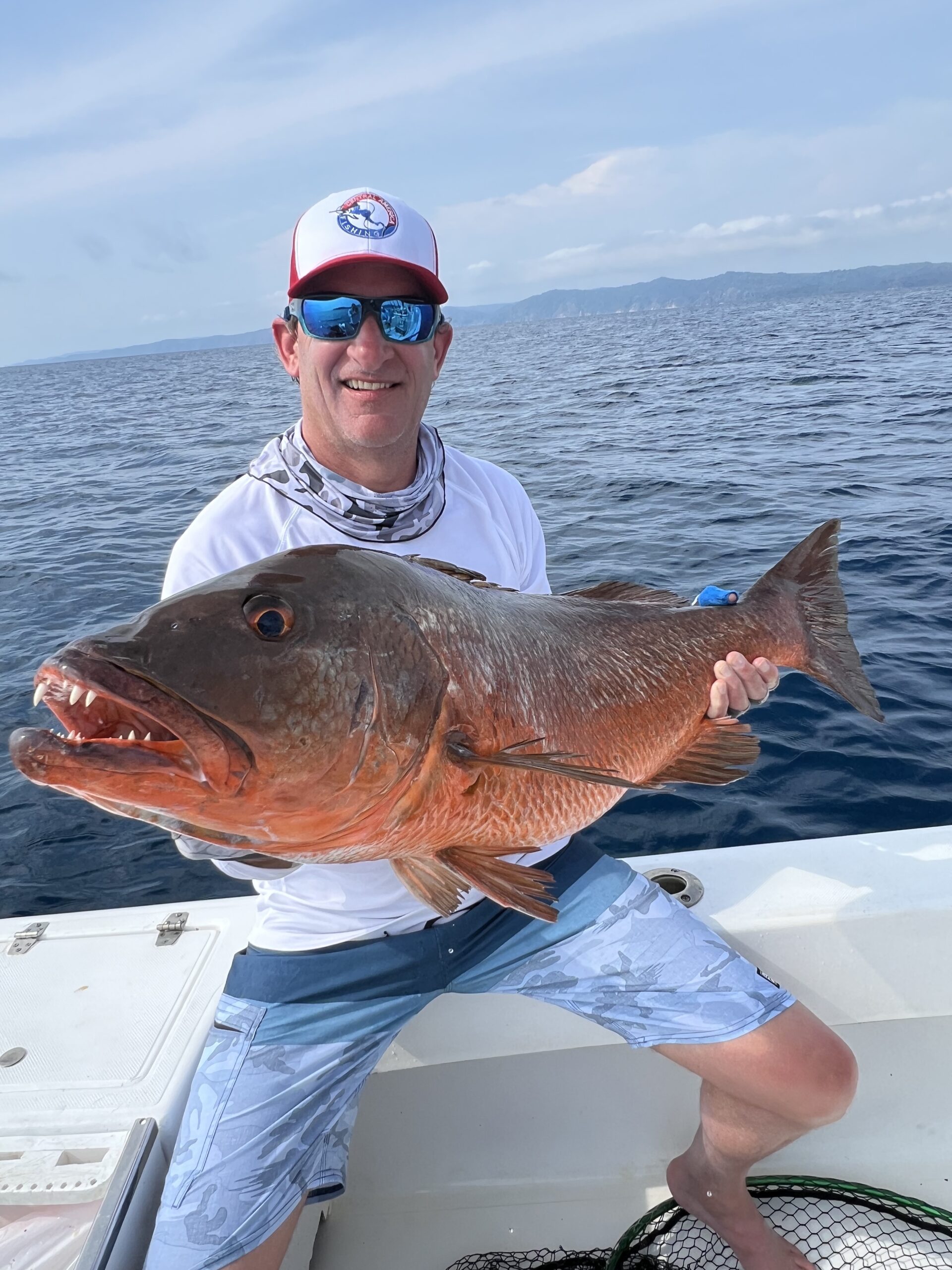 cubera snapper caught on the mothership in panama