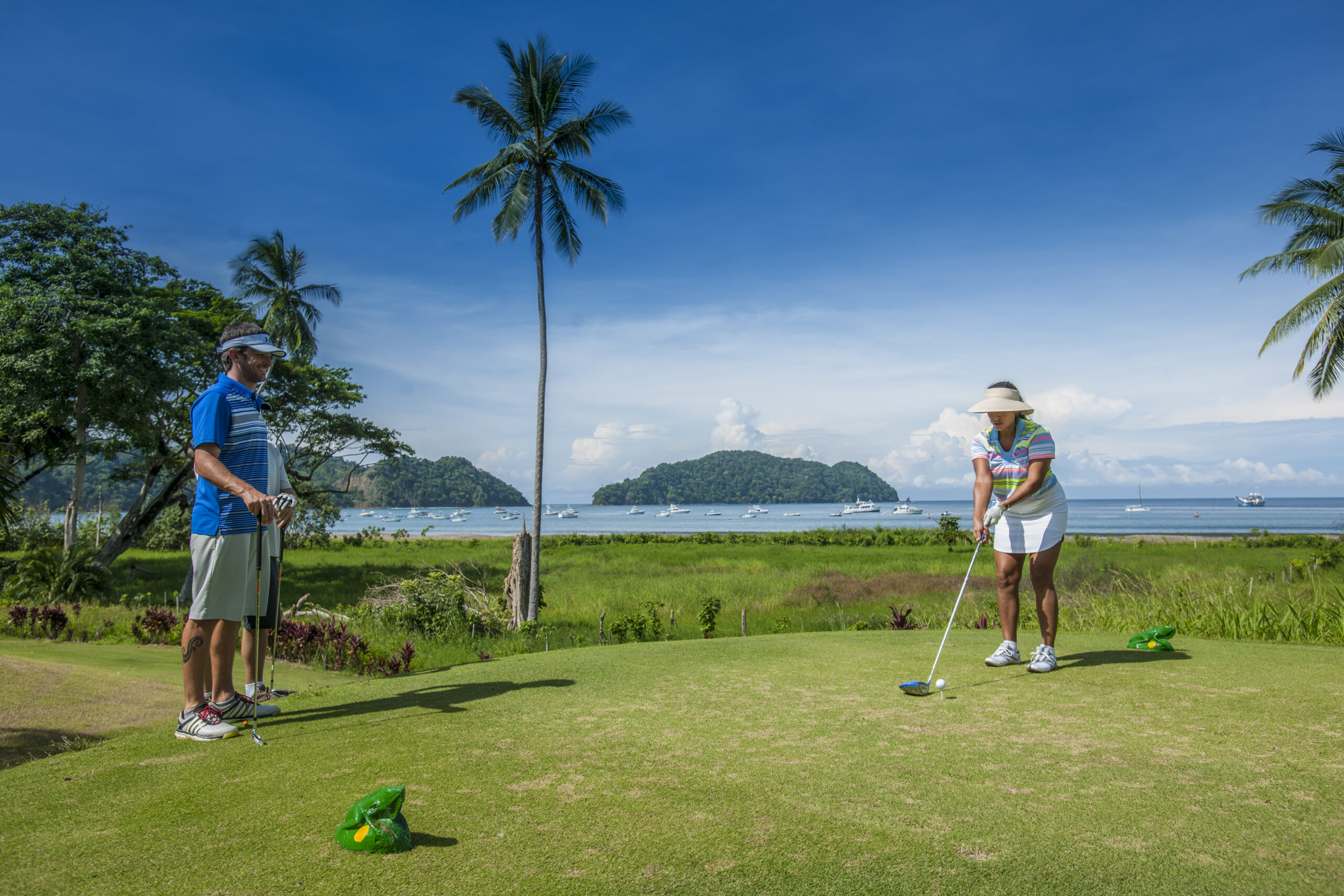 Waterfront tee at the Los Suenos Resort in Costa Rica